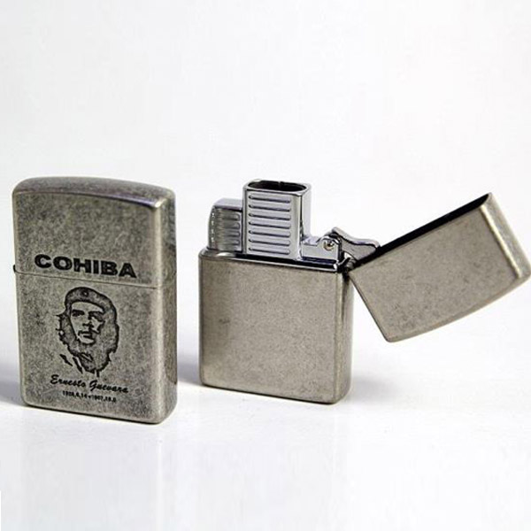 Bật lửa khò hút Cigar (xì gà) Cohiba chính hãng loại 2 tia lửa - Mã SP: COB51