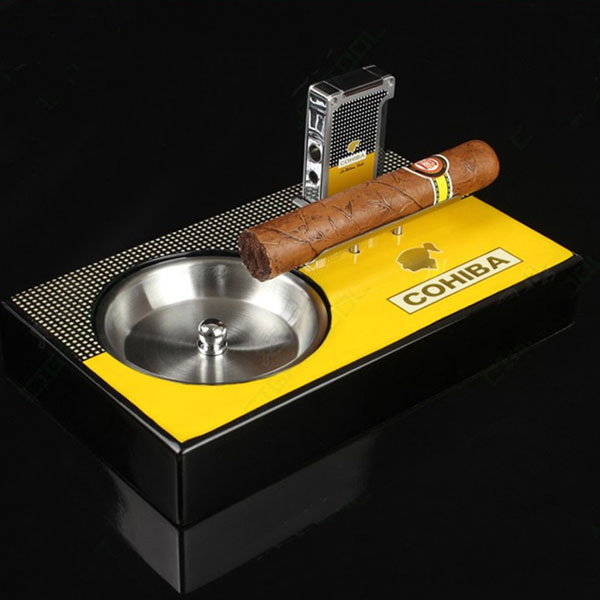 Gạt tàn Cigar (xì gà) kèm bật lửa Cigar Cohiba chính hãng - Mã SP: G107