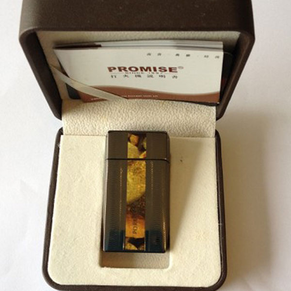 Bật lửa Promise chính hãng đen vàng - Mã SP: BLP020