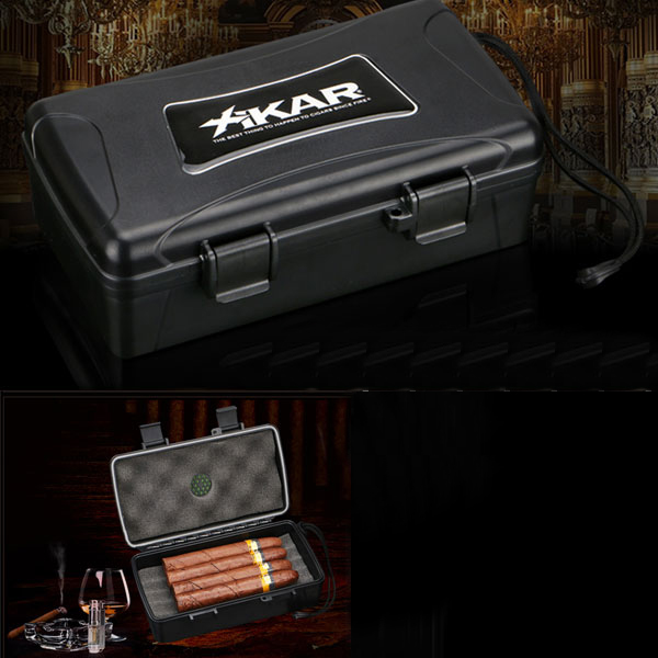 Hộp giữ ẩm Cigar Xikar loại nhỏ 4 điếu kiểu vali chính hãng - 0988 00 11 31
