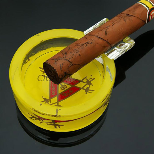 Gạt tàn Cigar (xì gà) Cohiba thủy tinh chính hãng loại 1 điếu - Mã SP: G113C