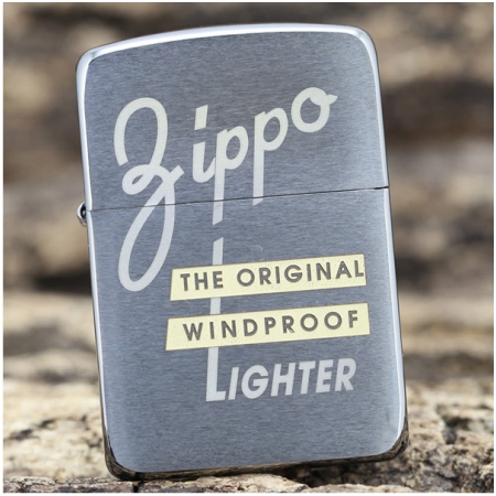 Bật lửa Zippo Mỹ khắc chữ Zippo Windproof - Mã SP: Z060