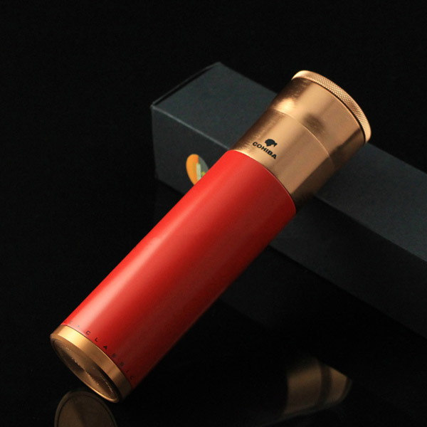 Ống đựng Cigar Cohiba chính hãng màu đỏ - 0988001131