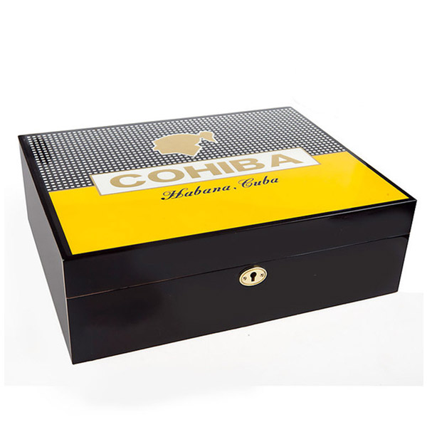 Hộp giữ ẩm Cigar (xì gà) Cohiba cao cấp loại 40 điếu Cigar - Mã SP: H525 - 75