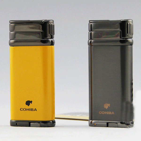 Bật lửa khò hút Cigar (xì gà) Cohiba chính hãng loại 1 tia lửa có thiết bị đục Xì gà - Mã SP: BLH097