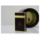 Bật lửa S.T.Dupont sơn mài đen chấm đỏ viền vàng siêu sang - Mã SP: BLD020