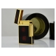 Bật lửa S.T.Dupont sơn mài đen chấm đỏ viền vàng siêu sang - Mã SP: BLD020