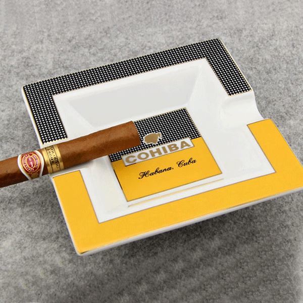 Gạt tàn Cigar (xì gà) Cohiba màu cam chính hãng - Mã SP: P5603A
